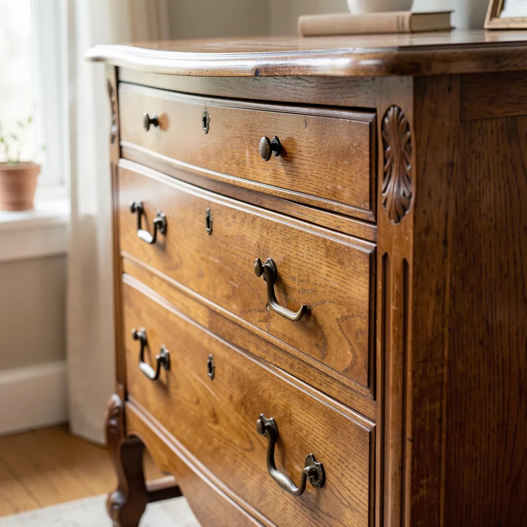 Curated hardware collection for antique furniture